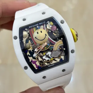 RICHARD MILLE Smiley リチャードミルRM 88 オートマティック トゥールビヨン スマイリーコピー時計2025写真は実物