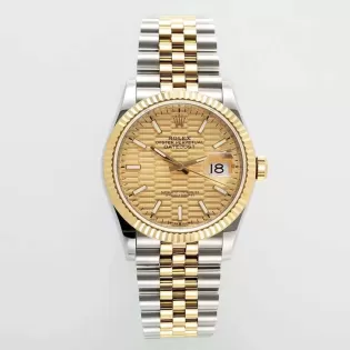 超人気ロレックススーパーコピーブランド デイトジャスト 36mm シャンパンフルーテッドM126233-0039