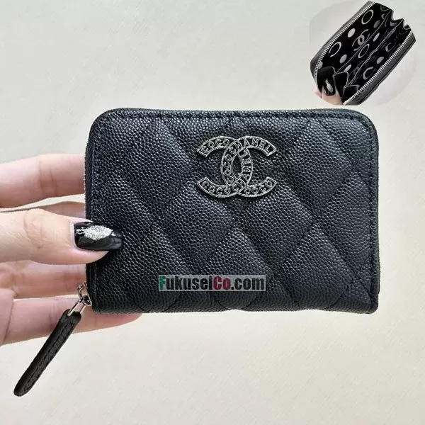 シャネルコインケースコピー クラシック ジップ コインパース 偽物 shg96313