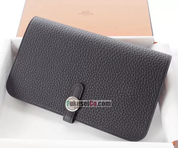エルメス スーパーコピー ドゴン ブラック シルバー金具 トゴ 目を惹く☆hermes298