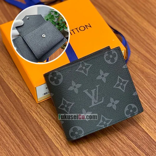 美品 ルイヴィトン モノグラム コピー  2つ折り財布 vua86197 ポルトフォイユ・マルコ NM