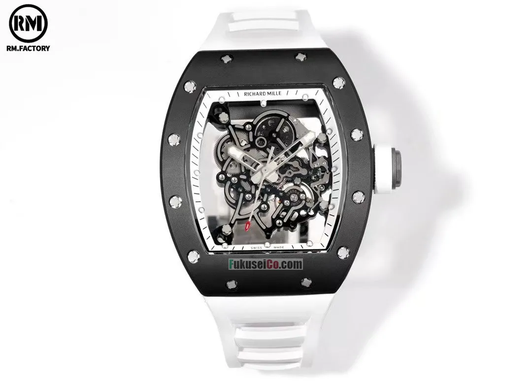 RICHARD MILLE リチャードミルRM 55 ブラックセラミックス オートマティック コピー時計