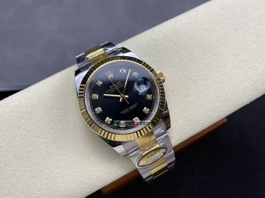 【ARF工場】デイトジャストコピーブランド 126333 ブラック オイスターブレスレット 進化版 41MM