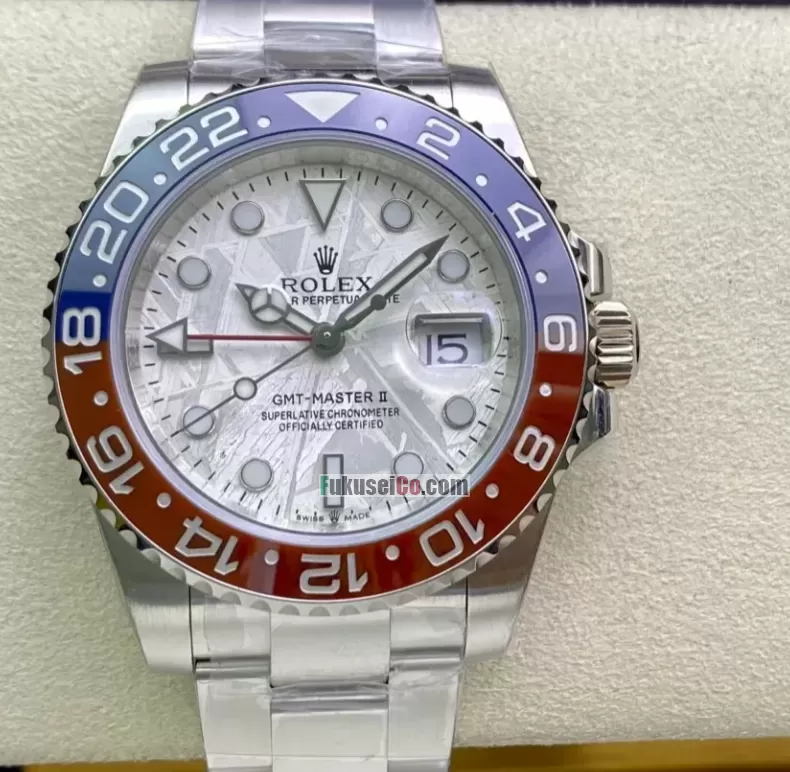 【CLEAN工場】ロレックスコピー GMTマスター 126719BLRO メテオライト オイスターブレスレット Cal.3285