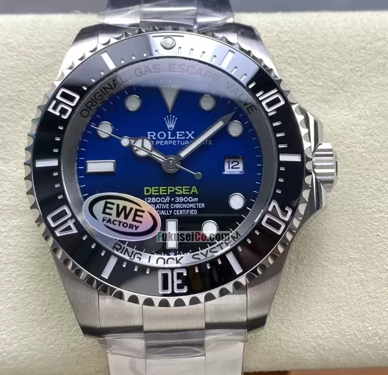 EWE工場 コピーロレックス シードゥエラー ディープシー Dブルー 136660 44MM Cal.3235