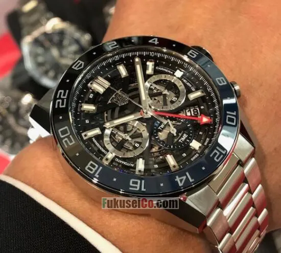 [ブランドコピー新品発見]TAG HEUER カレラ メンズ自動巻き時計CBG2A1Z.BA0658